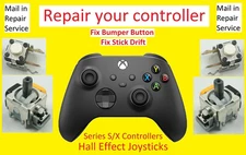 Repair Service - Fix Your Xbox Series X/S Controller Stick Drift - Hall Effect