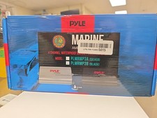 Pyle PLMRMP3B Marine 800W 4 Channel iPod/MP3 Power Amp Volume Remote control