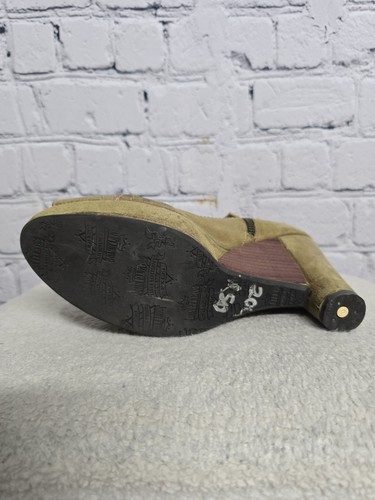 John Fluevog Keilabsatz 8 grün Angelou Schnürschuhe Showstopper Festival Schuhe  - Bild 19 von 20