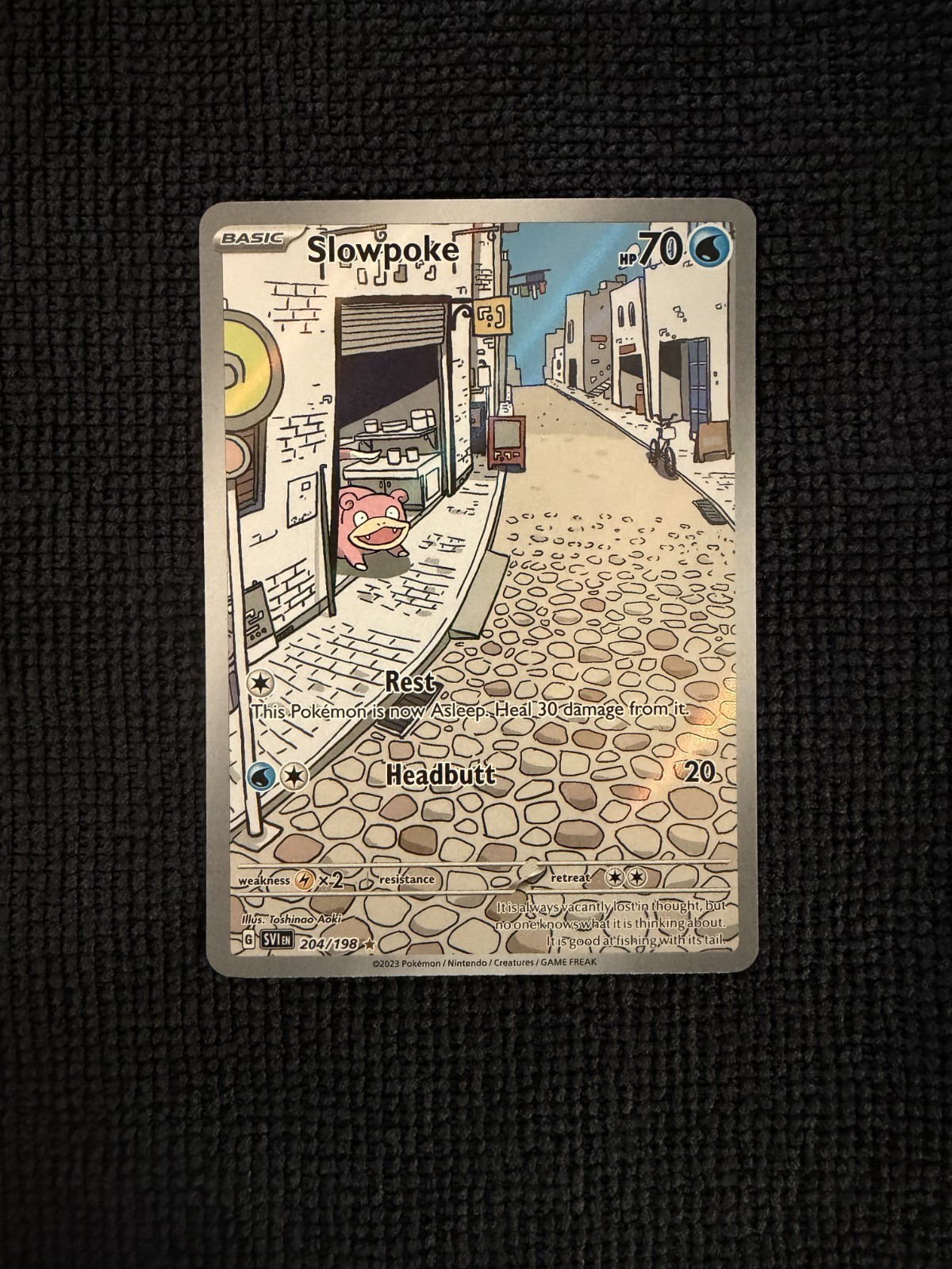 rare slowpoke card PSA 10 - Slowpoke