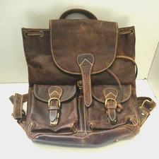 VINTAGE JLP JP CARGO MELBOURNE AUSTRALIA LEATHER BACKPACK HANDBAG CASE BAG