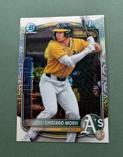 2025 Bowman Chrome Baseball Shotaro Morii Prospects Mojo #BCP-170 Athletics
