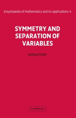Miller - Symmetry and Separation of Variables - New paperback or softb - P555z