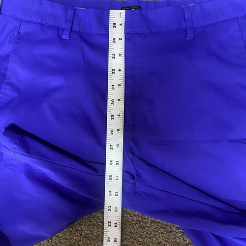 Adidas Shorts Herren Gr. 34 blau Freizeit Performance Athleisure Golf 3 Streifen leicht - Bild 12 von 13