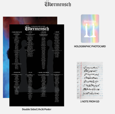 G-DRAGON 3rd Album LP Ubermensch Vinyl (Rainbow Eco Mix Vinyl)_
