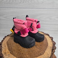  NEW Northside Pink  Black 3M Thinsulate Insulation Snow/Winter Boots Girls 5