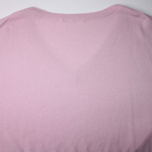 Everlane The Classic V-Neck Sweater 100% Cashmere Pink Neutral Size XL - Picture 12 of 14