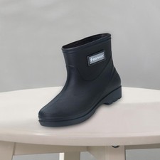 Rain Boots Waterproof Trendy Anti Slip Rainboots for Trekking Fishing Travel