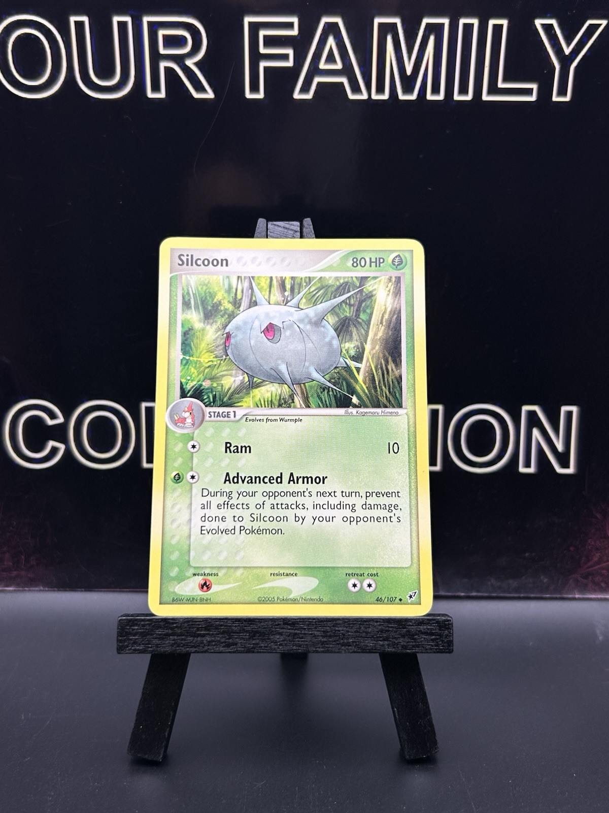 Pokemon TCG Silcoon 46/107 EX Deoxys Uncommon Regular 2005 NM