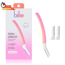 - Dermaplane Starter Kit - Reusable Handle  3 Refill Blades - Remove Facial Hair