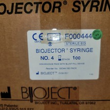 BIOJECTOR SYRINGES for BIOJECT 2000, 100 PER CASE 1CC NUMBER 3