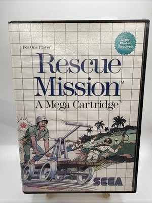 Sega Master System Rescue Mission - PAL - Nur Spiel, CIB, vollständig.