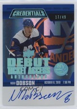 2021 Upper Deck Credentials Photo Variant 17/49 Noah Dobson #RTAAV-ND Auto u2v