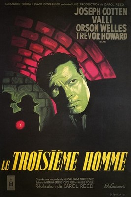 Le Troisieme Homme The Third Man Orson Welles French Vintage Movie Poster