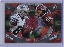 2017 Panini Vertex Nemeses Dez Bryant Josh Norman #NM-19