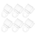  6 Pcs Plastic Clips for Blinds Window Curtain Hanging Holder Hook