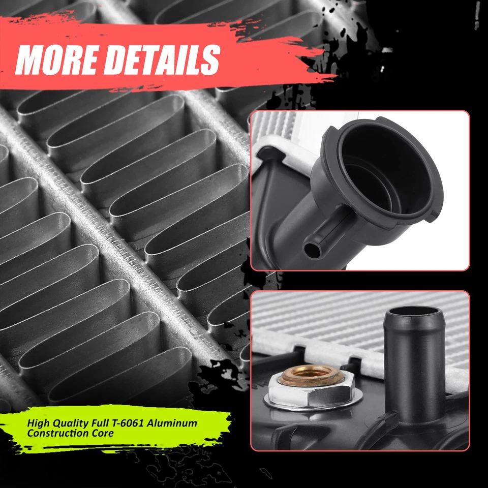 Радиатор с алюминиевым сердечником оригинальный стиль DPI 924 для Chevy Astro GMC Safari 2.5 4.3 85-94 - Изображение 4 из 4