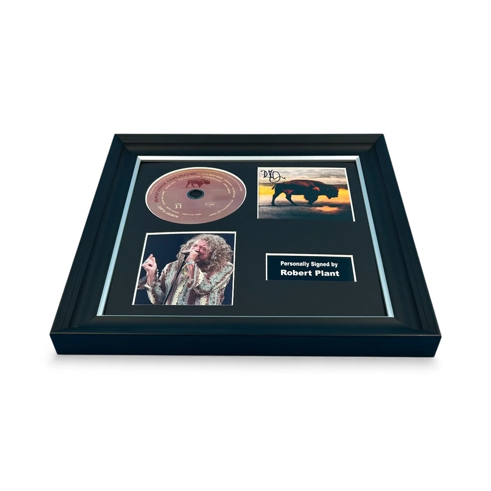 Robert Plant SIGNED Saving Grace CD Artwork Display & COA Led Zeppelin Autograph - Image 4 of 4