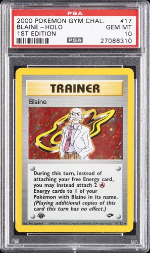 Blaine 17/132 Gym Challenge 1st Edition Holo Rare