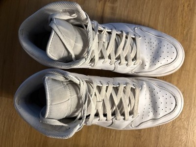 Jordan 1 Mid Triple White   Gr. 47   Top Zustand   Weiß