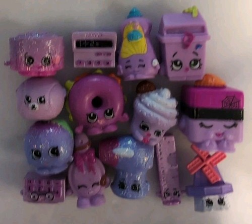Big Shopkins Lot Purple Case Bags Outdoor Slide Table Pool Figures 139 Mini Fig - Picture 12 of 22