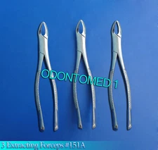 3 Tooth Extraction Forcep 151A Surgical Dental Instrument