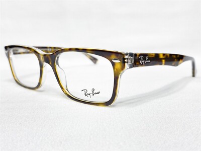NEW Ray Ban RB5286 5082 Womens Transparent Havana Eyeglasses 