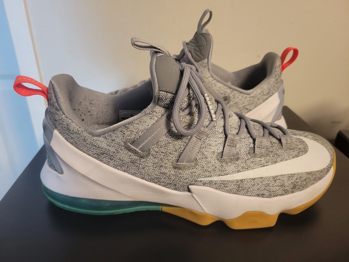 lebron 13 low grey gum