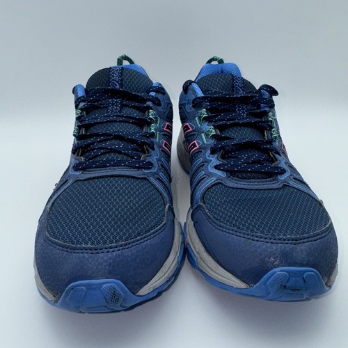Asics Gel Venture 7 Womens Size 10 Blue Mesh Running Shoes 1012A476 - Picture 2 of 17
