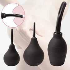 Anal Vaginal Bulb Douche Colonic Irrigation Rubber Enema Bag Cleaner Kit for Men