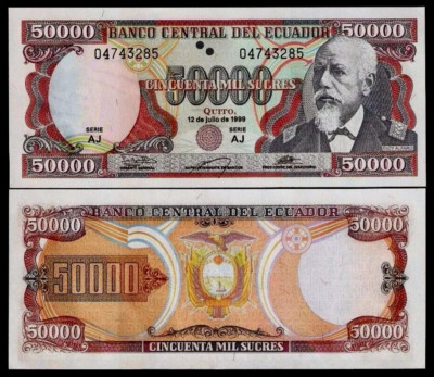 Ecuador - 10.000 Sucres - A&ntilde;o 1999 | Cuotas Sin Inter&eacute;s
