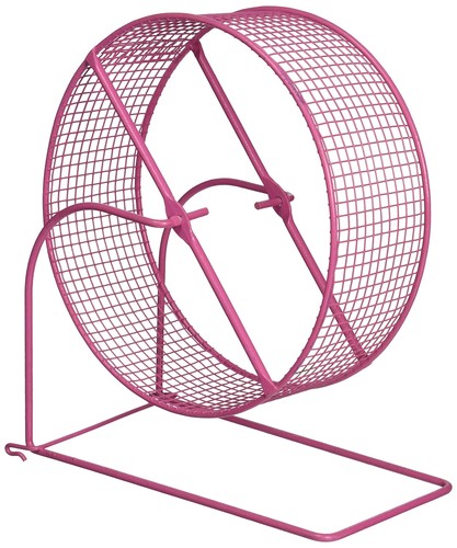 Picture of 90013 Wire Mesh Hamster/Gerbil Wheel Toy for Small Animals, 8-Inch ...