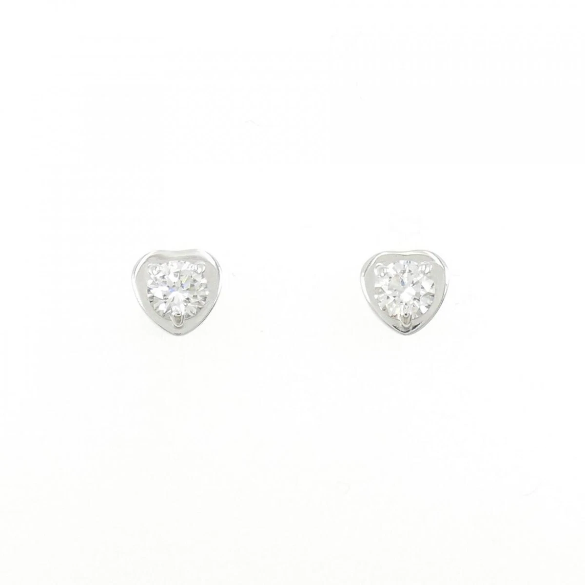 Authentic Cartier Diamant Leger Earrings 260 006 100 8694