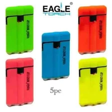 5 X Eagle Torch Money Clip Lighter _ butane refillable windproof (US Seller)