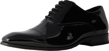 Mens Tux Cap Toe Tuxedo Formal Oxford Oxford