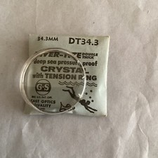 GS Diver Tite Watch Crystal with Tension Ring Dive NOS