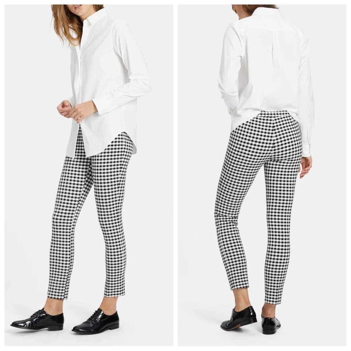 Theory gingham best sale pants