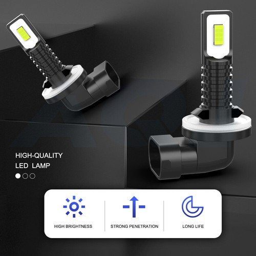2X Ice Blue 881 889 LED luz antiniebla bombillas halógenas kit de reemplazo 8000K - Imagen 6 de 15