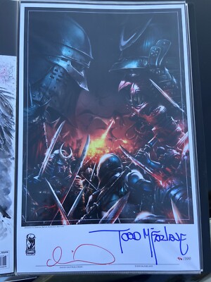 SDCC 2023 Exclusive Knights vs Samurai Signed Todd McFarlane David Dastmalchian