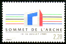 TIMBRE France 1989 N° 2600 ** ( Sommet des pays industrialisés) TBE