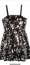 Milly Mini Sequin Black Party Dress for Girls