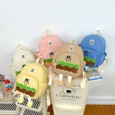 Cartoon Cute Hamburger Bag Boys and Girls Shoulder Bag New Children's Backpacks