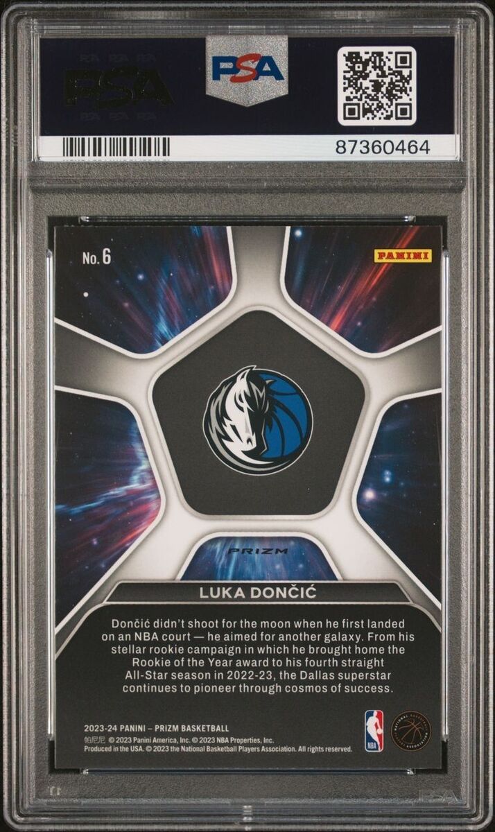 2023-24 Panini Prizm Luka Doncic Deep Space - Silver Prizm 2023-24 Panini Prizm Luka Doncic Deep Space - Silver Prizm
