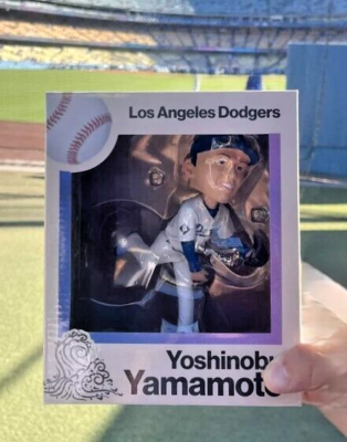 Yoshi Yoshinobu Yamamoto 2024 LA Dodgers Bobblehead SGA | eBay