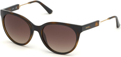 NWT GUESS SUNGLASSES GU 7619 52F 55MM DARK HAVANA/GRADIENT  display picture 3