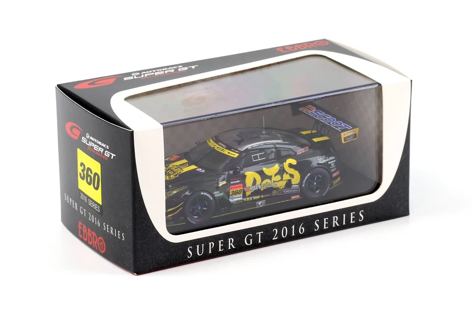 1:43 Ebbro Nissan Gt R Super! GT300 Runup Group&does #360 Shibata/Tanaka 2016 - Immagine 3 di 3