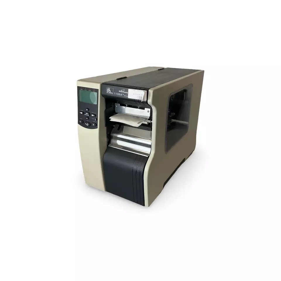 Zebra 110Xi4 USB Serial Parallel Ethernet Thermal Barcode Printer 113-801-00000 - Image 4 of 4