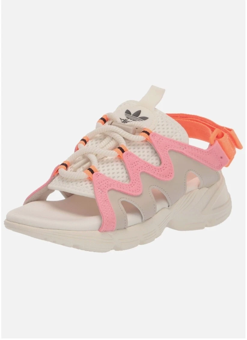 Womens Adidas ASTIR SANDALS HP9570 off white super pop clear brown