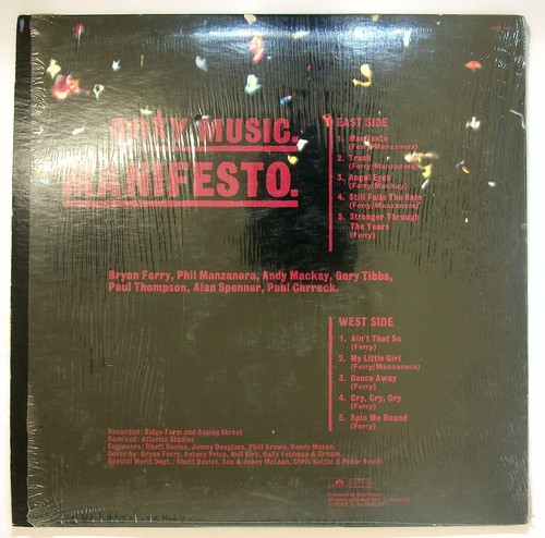 EBOND Roxy Music - Manifesto (Picture Disc) Vinile - EG - EGPD 001 V122067 - Foto 2 di 2