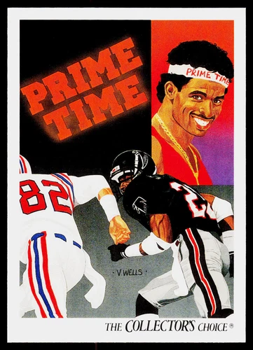 Deion Sanders, 1991 Upper Deck, #85, Atlanta Falcons,